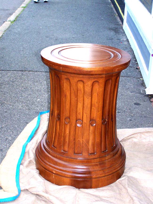 A Beautiful Custom Made Table in the form of two ship's Capstans, deaccessioned from a leading East Coast Maritime Museum — image 2